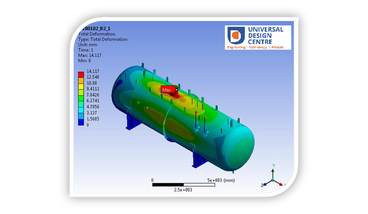 FEA Analysis of Pressure Vessel